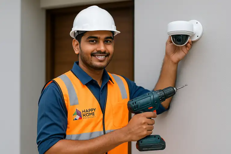 CCTV camera installation in Kochi home security