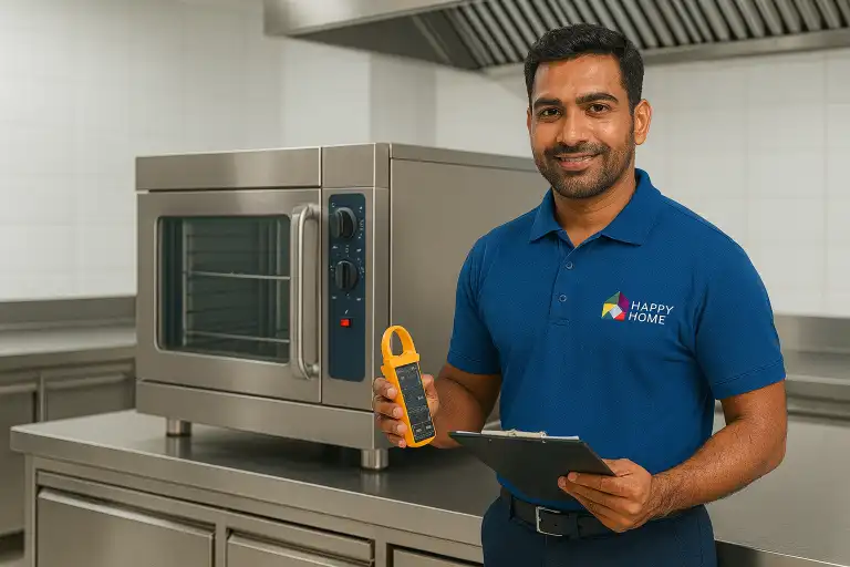 Commercial kitchen setup in Kochi restaurant